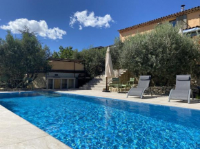 Grande villa rénovée avec piscine, clim et Wi-Fi au coeur du Luberon - FR-1-708-61
